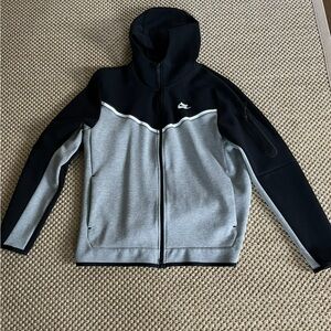 Gray and Black Nike Tech Sweatshirt